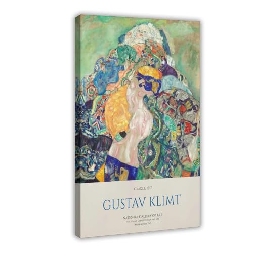 QIENAZIO Gustav Klimt Leinwandbild, Poster und Drucke, ästhetische Dekoration für Schlafzimmer, Büro, 60 x 90 cm QIENAZIO Gustav Klimt Leinwandbild, Poster und Drucke, ästhetische Dekoration für Schlafzimmer, Büro, 60 x 90 cm von QIENAZIO