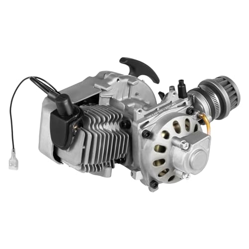 QIERF 49cc 2-Takt Motor Mini Dirtbike Motor Luftgekühlt Pocket Bike Motors mit Vergaser für Pocketbikes, Mini-Dirtbikes, Strandbikes, ATVs oder Roller QIERF 49cc 2-Takt Motor Mini Dirtbike Motor Luftgekühlt Pocket Bike Motors mit Vergaser für Pocketbikes, Mini-Dirtbikes, Strandbikes, ATVs oder Roller von QIERF