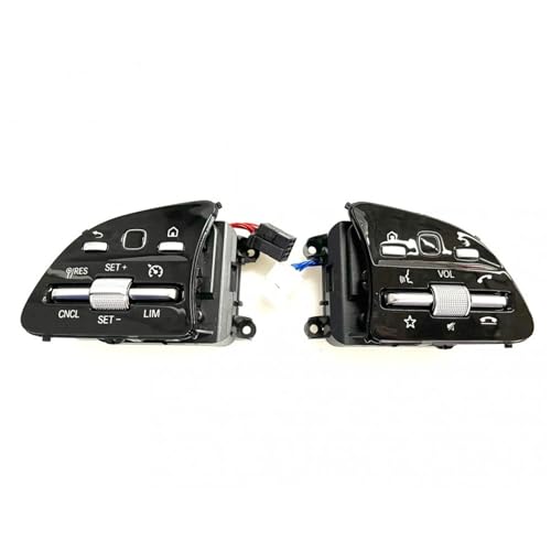 Multifunktions-Lenkrad Steuertaste Für Benz C Lenkrad Multifunktionstasten OEM 0999052004 A0999052004(1L 1R) von QIFANB