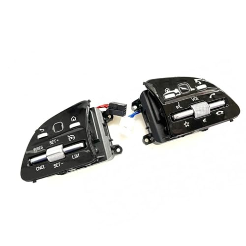 Multifunktions-Lenkrad Steuertaste Für Benz Sprinter 311 315 415 Lenkrad Multifunktionstasten OEM 0999052004 A0999052004(1L 1R) von QIFANB