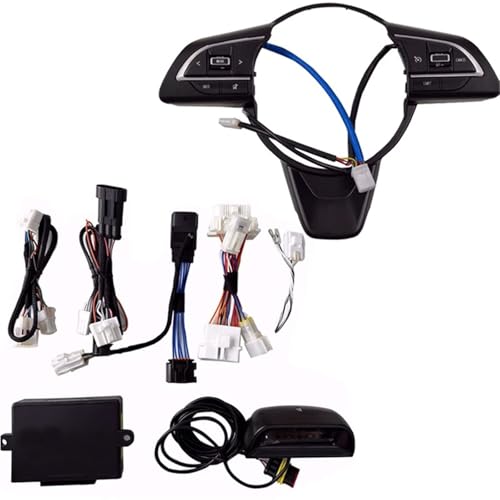 Multifunktions-Lenkrad Steuertaste Lenkradtasten Lenkrad Tempomat Modul Für Suzuki Für Swift 2018(Set Ordinary screen) von QIFANB