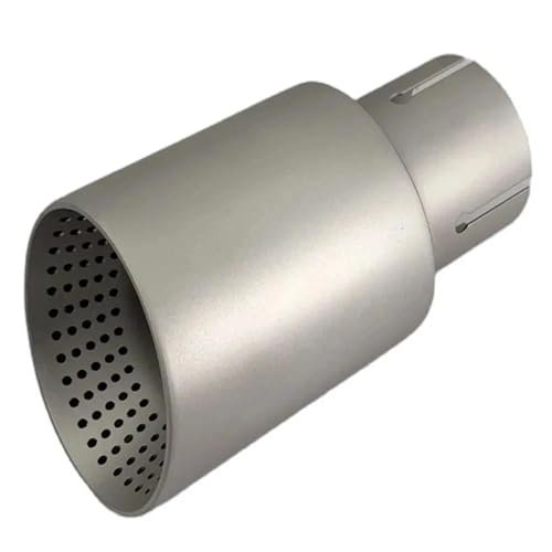 QIFHFBA Auspuff Schalldämpfer 1 PCS Matte Edelstahl Auto Schalldämpfer Spitze Auspuff Spitze Rohr Universal Auspuff Spitze Endrohre & Endrohrteile(51MM IN 89MM Out) von QIFHFBA