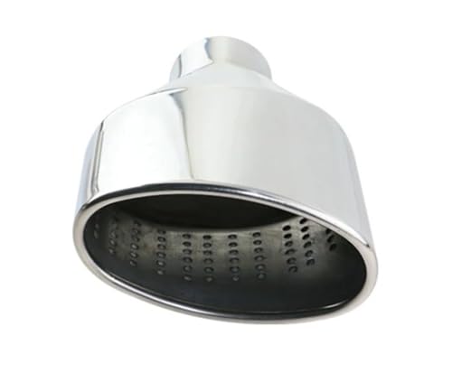 QIFHFBA Auspuff Schalldämpfer 1PCS Oval Auspuff Spitze Universal Slant Endrohre Edelstahl Polnischen Schalldämpfer Endrohr Für RS3 RS4 RS5 Für A6 A7 Endrohre & Endrohrteile(DJ3027f-L) von QIFHFBA