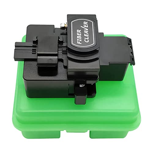 QIIRUN TM27 Faserschneider hohe Präzision mit 16 Cleaving Spots, Fiber Cleaver Optische Faser Cleaver mit 3 in 1 Faserhalter für 0,25mm 0,9mm 3,0mm Coating Durchmesser Faser von QIIRUN