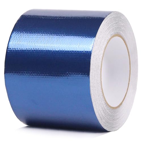 QILIMA Blau Zelt Klebebänder Reparaturband wasserdichte Professionell geeignet für PVC-beschichtetes Markisen Sonnenschirm Partyzelt Flicken 8cm x 8 m von QILIMA