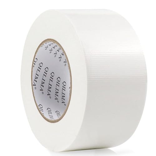 QILIMA Panzertape Weißes Reparaturband 48 mm x 45 m, 1 Rollen von QILIMA