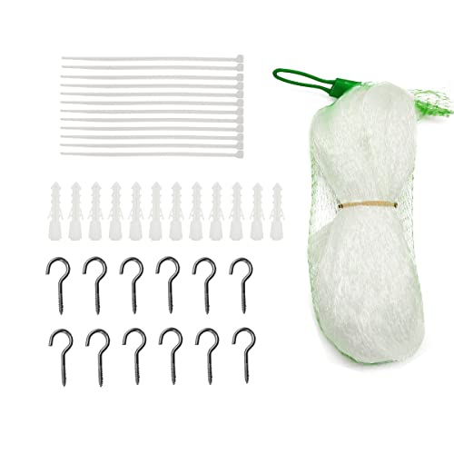 QILUCKY Katzennetz für Balkon Ohne Bohren Transparent Können Zuschneidbar und Bissfest Balkonnetze für Katzen zur Absicherung von Terrasse, Fenster und Türen, Transparentes Katzenschutznetz (3x4m) QILUCKY Katzennetz für Balkon Ohne Bohren Transparent Können Zuschneidbar und Bissfest Balkonnetze für Katzen zur Absicherung von Terrasse, Fenster und Türen, Transparentes Katzenschutznetz (3x4m) von QILUCKY