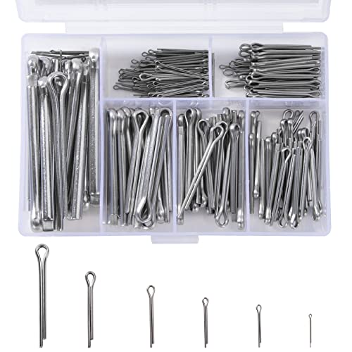 QIMEI-SHOP 230 Stück Splinte Sortiment Edelstahl Splinte Set Splint Sicherungssplint M1 M2 M2.5 M3 M4 M5 Assortment Kit mit Aufbewahrungsbox QIMEI-SHOP 230 Stück Splinte Sortiment Edelstahl Splinte Set Splint Sicherungssplint M1 M2 M2.5 M3 M4 M5 Assortment Kit mit Aufbewahrungsbox von QIMEI-SHOP
