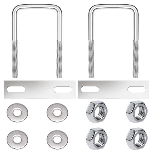 U Schrauben M8 U Bolzen Edelstahl U Bügelschraube mit Mutter Rahmenplatte Unterlegscheibe 50 mm Innenbreite für Rohr Befestigung 2 Stück M8 50x100mm U Schrauben M8 U Bolzen Edelstahl U Bügelschraube mit Mutter Rahmenplatte Unterlegscheibe 50 mm Innenbreite für Rohr Befestigung 2 Stück M8 50x100mm von QIMEI-SHOP