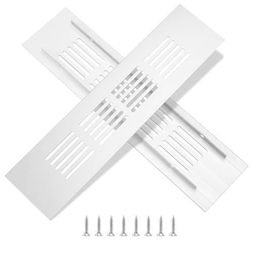 Ventilation Gitter Aluminium Lüftungsgitter Rechteckig Abluftgitter Korrosionsschutz mit Schrauben fur Belüftung von Schränken und Schlafzimmern Silber 20 x 5 cm Ventilation Gitter Aluminium Lüftungsgitter Rechteckig Abluftgitter Korrosionsschutz mit Schrauben fur Belüftung von Schränken und Schlafzimmern Silber 20 x 5 cm von QIMEI-SHOP