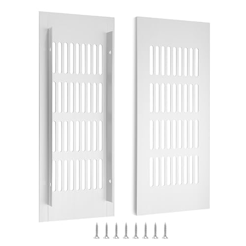Ventilation Gitter Aluminium Lüftungsgitter Rechteckig Abluftgitter Korrosionsschutz mit Schrauben fur Belüftung von Schränken und Schlafzimmern Silber 20 x 8 cm Ventilation Gitter Aluminium Lüftungsgitter Rechteckig Abluftgitter Korrosionsschutz mit Schrauben fur Belüftung von Schränken und Schlafzimmern Silber 20 x 8 cm von QIMEI-SHOP