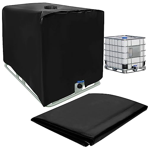 QINERSAW 1000L IBC Tank Abdeckung Cover Wassertank Schutzabdeckung Schutzhülle Schutzplane IBC Tank Container Abdeckplane Regenwassertank IBC Behälter Schutzhaube für Regentonnen 120x100x116cm Schwarz QINERSAW 1000L IBC Tank Abdeckung Cover Wassertank Schutzabdeckung Schutzhülle Schutzplane IBC Tank Container Abdeckplane Regenwassertank IBC Behälter Schutzhaube für Regentonnen 120x100x116cm Schwarz von QINERSAW
