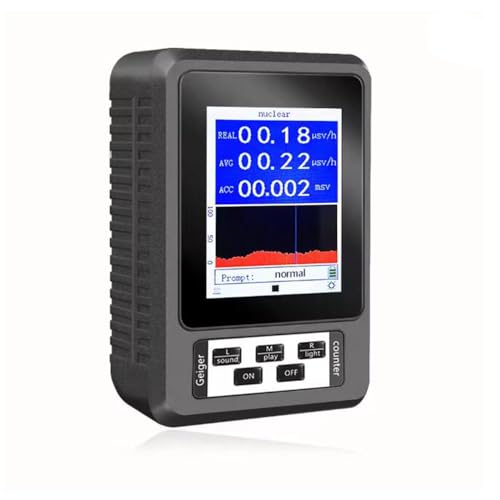 QINGDONGDZA Neuer XR-1 Tragbarer Geigerzähler Nukleare Strahlungsdetektor Persönlicher Dosimeter Marmortester Röntgenstrahlungsdosimeter,Schwarz QINGDONGDZA Neuer XR-1 Tragbarer Geigerzähler Nukleare Strahlungsdetektor Persönlicher Dosimeter Marmortester Röntgenstrahlungsdosimeter,Schwarz von QINGDONGDZA