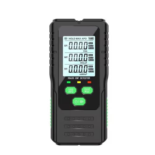 QINGDONGDZA RD630 Elektromagnetisches Feld Strahlungsdetektor Testgerät EMF-Meter Multifunktionales tragbares Handheld-Radiowellenwarnmeter von QINGDONGDZA