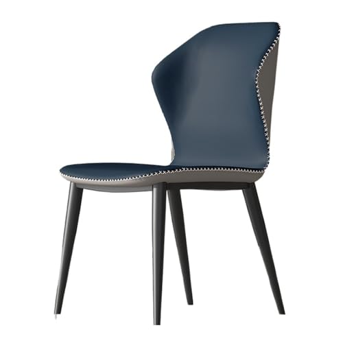Kleine Küche Esszimmer Moderne Esszimmerstühle, gepolsterte Küchenstühle im Mid-Century-Stil, dekorativer Stuhl ohne Armlehnen for Wohnzimmer, Empfangszimmer, Wartezimmer, Schlafzimmer Wohnmöbel(Blue) von QINGGANG-0224