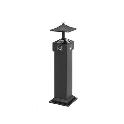 Mülleimer für draußen Kommerzielle Rauchlöschsäule aus Edelstahl, vertikale Aschesäule for den Außenbereich, großer fixierbarer Aschesammler für Terrassen, Küchen und Unterhaltung im Freien(Schwarz) Mülleimer für draußen Kommerzielle Rauchlöschsäule aus Edelstahl, vertikale Aschesäule for den Außenbereich, großer fixierbarer Aschesammler für Terrassen, Küchen und Unterhaltung im Freien(Schwarz) von QINGGANG-0224