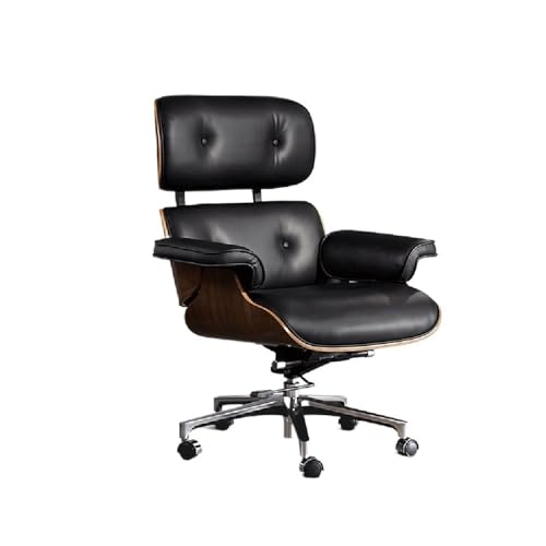 QINGGANG-0224 Bürostühle für Zuhause Premium Ergonomischer Bürostuhl, Liegestuhl, verstellbar, Leder, Gaming-Stuhl for das Arbeitszimmer des Chefs Ergonomischer Bürostuhl von QINGGANG-0224