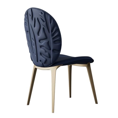 QINGGANG-0224 Kleine Küche Esszimmer Esszimmerstühle, Moderne Küchenstühle, gepolsterter Esszimmerstuhl, Akzentstühle ohne Armlehnen for Küche, Wohnzimmer Wohnmöbel(Blue) von QINGGANG-0224