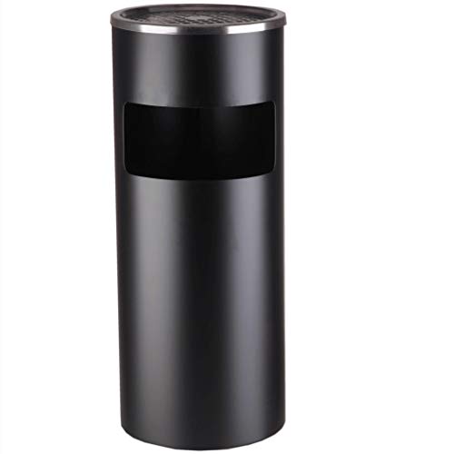 QINGGANGLING999 Draussen Freistehende Edelstahl-Außen Staub Mülleimer Aschenbecherkonsole Ständer Standascher Bin, 2 in 1 Metall-Mülleimer Zigarette Aschenbecher Ständer Mülleimer QINGGANGLING999 Draussen Freistehende Edelstahl-Außen Staub Mülleimer Aschenbecherkonsole Ständer Standascher Bin, 2 in 1 Metall-Mülleimer Zigarette Aschenbecher Ständer Mülleimer von QINGGANGLING999