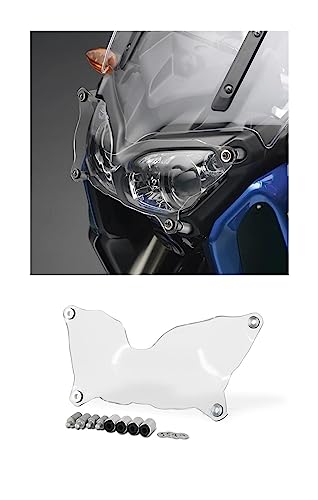 Motorrad Lünette Scheinwerfer Acrylabdeckung Schutzfolie Für Yamaha XT 1200 Z XT1200Z Für Super Tenere Motorrad Scheinwerferschutz Licht 2010-2021 Scheinwerfergitter von QINGROCK