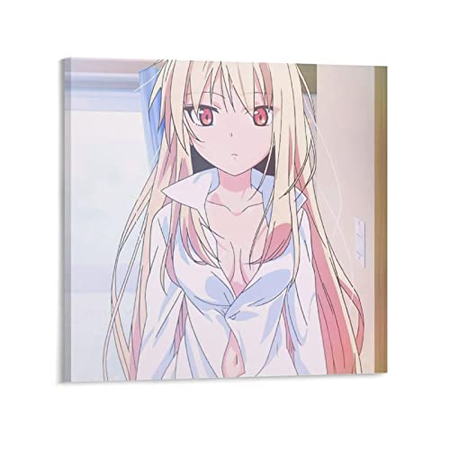 Anime Girl Shiina Mashiro Sakurasou No Pet Na Kanojo Aoyama Poster 6 Room Ästhetische Poster Kunst Wandmalerei Leinwand Poster Geschenke Moderne Schlafzimmer Dekor 30 x 30 cm von QINGRONG