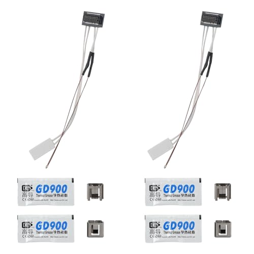 2 Stück 3D Drucker Zubehör P1P/P1S, 24V 48W Heizpatrone mit Thermistor Temperatursensor für 3D-Druck Thermistor Hotend Ersatzteile, Ceramik Heizungsthermistor für Bambu Lab P1P/P1S von QINGYIWL