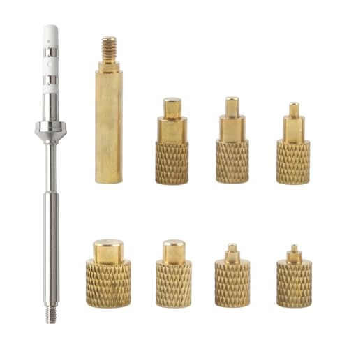 QINGYIWL Lötspitzen Einschmelzhilfe, M2 M2.5 M3 M4 M5 M6 M8 Lötkolben Spitzen aus Messing mit Standard 936 Universalspitzen, Gewindeeinsatz 3D Druck für Lötkolben TS001 QINGYIWL Lötspitzen Einschmelzhilfe, M2 M2.5 M3 M4 M5 M6 M8 Lötkolben Spitzen aus Messing mit Standard 936 Universalspitzen, Gewindeeinsatz 3D Druck für Lötkolben TS001 von QINGYIWL