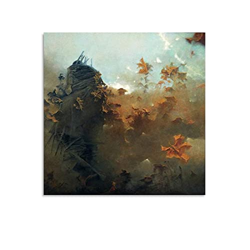 Zdzislaw Beksinski Surrealismus Abstrakte Kunst Poster Druck Foto Kunst Gemälde Leinwand Poster Home Modern Decor Poster 50 x 50 cm von QINGYUAN