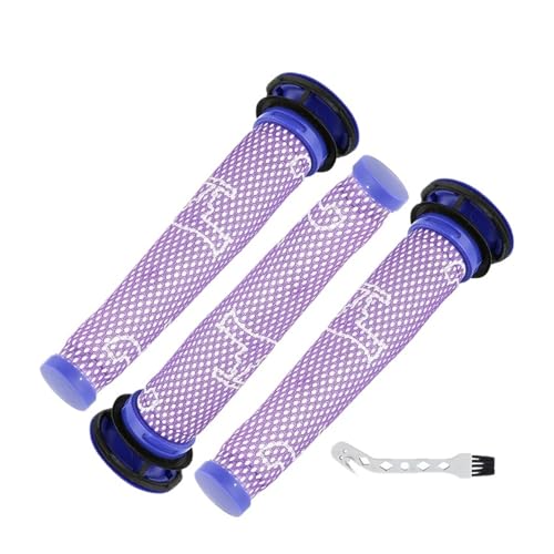 Kompatibel mit Dyson V6 V7 V8. Ersatzteile for Handstaubsaugerroboter, Hepa-Filter vorne und hinten, Heimzubehör(Set 2) von QINGZHID