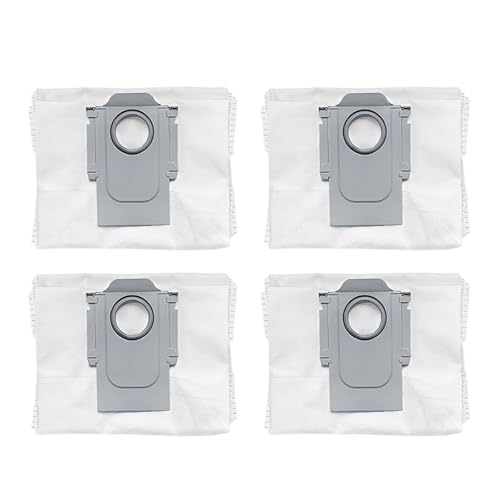 Kompatibel mit Roborock S8+ / S8 Pro Ultra / S7 MaxV Ultra / S7 Pro Ultra / Q7+ / Q7 Max+ / Q5+. Staubsaugerroboter Staubsaugerbeutel Zubehör(4pcs) von QINGZHID