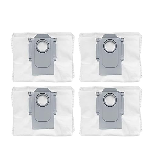 Staubbeutel, Kompatibel mit Roborock S8+ / S8 Pro Ultra / S7 MaxV Ultra / S7 Pro Ultra / Q7+ / Q7 Max+ / Q5+. Staubsaugerroboter-Staubsaugerbeutel-Zubehör(4PCS Bag) von QINGZHID
