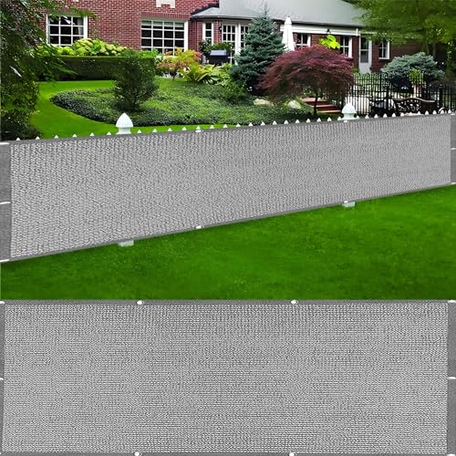 QINLIQIN Sonnensegel inkl Befestigungsseile 130 x 230 cm Balkon Markise Camping Stoff Uv-Schutz Wind Und Wetterfest mit Ösen, Nylon Kabelbinder Und Kordel für Terrasse, Garten, Hellgrau von QINLIQIN