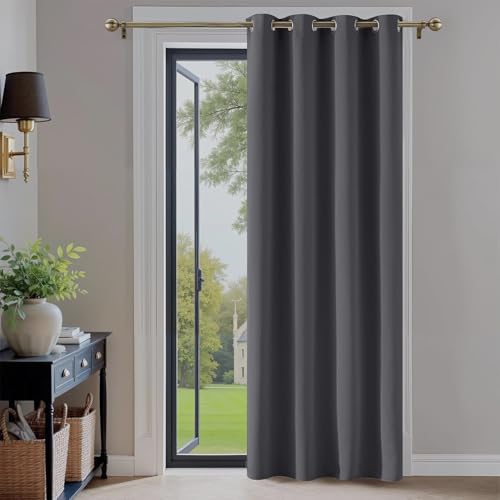 QINLIQIN Verdunkelungsvorhang 1 Stück 80 x 170 cm Modern Gardinen Abdunkelnde Modern Und Langlebig, Lärmschutz Größe Und Farbe Wählbar, Grau QINLIQIN Verdunkelungsvorhang 1 Stück 80 x 170 cm Modern Gardinen Abdunkelnde Modern Und Langlebig, Lärmschutz Größe Und Farbe Wählbar, Grau von QINLIQIN