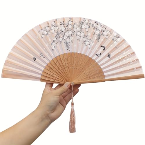 Fächer, Handfächer, Faltbare Fächer, Taschenfächer, Klappfächer, Bambusfächer mit Quaste, Folding Fans, Hochzeitsfächer für DIY Dekoration, Cosplay, Hochzeite, Haus Dekorationen Fächer, Handfächer, Faltbare Fächer, Taschenfächer, Klappfächer, Bambusfächer mit Quaste, Folding Fans, Hochzeitsfächer für DIY Dekoration, Cosplay, Hochzeite, Haus Dekorationen von QINQINZIJIN