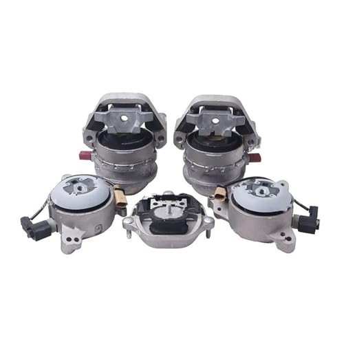 Motorhalter Für A6 S6 RS6 Für A7 RS7 Für A8 D4 S8 4,0 T 4H0199255T 4H0199256T 4H0399151AT 5PCS Elektronisch Übertragung Motor Mount Kit Motorlager von QINSHU