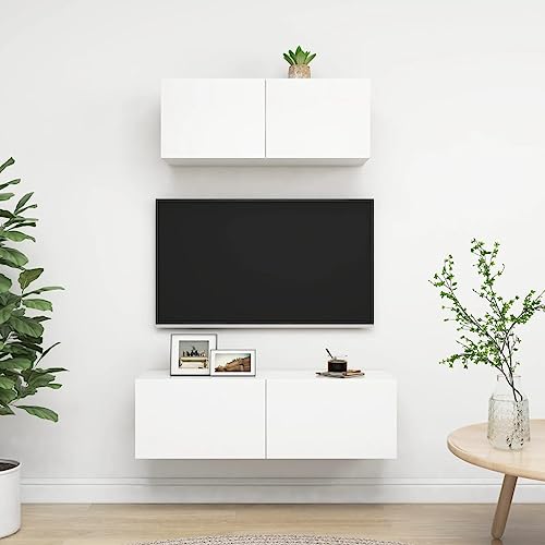 QINXIXINAIXI 2-TLG. TV-Schrank-Set Weiß Holzwerkstoff Couchtisch tv unterschrank Fernsehschrank tv Cabinet QINXIXINAIXI 2-TLG. TV-Schrank-Set Weiß Holzwerkstoff Couchtisch tv unterschrank Fernsehschrank tv Cabinet von QINXIXINAIXI
