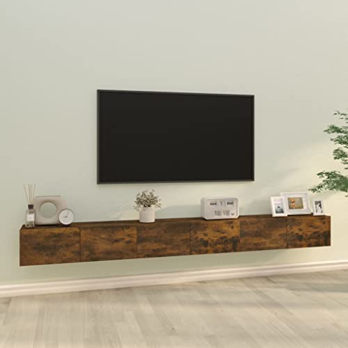 QINXIXINAIXI 3-TLG. TV-Schrank-Set Räuchereiche Holzwerkstoff tv möbel tv Cabinet kommode Fernseher Schrank QINXIXINAIXI 3-TLG. TV-Schrank-Set Räuchereiche Holzwerkstoff tv möbel tv Cabinet kommode Fernseher Schrank von QINXIXINAIXI