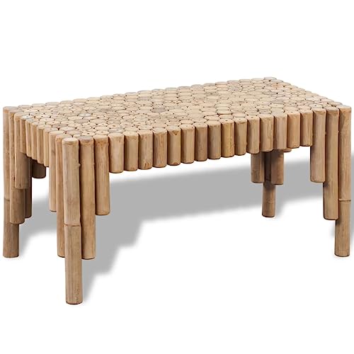 QINXIXINAIXI Bambus Couchtisch mit tropischem Design, witterungsbeständiger Wohnzimmertisch für Innen- und Außenbereich QINXIXINAIXI Bambus Couchtisch mit tropischem Design, witterungsbeständiger Wohnzimmertisch für Innen- und Außenbereich von QINXIXINAIXI