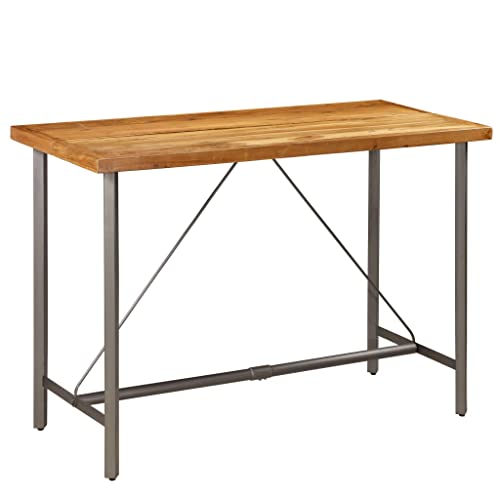 QINXIXINAIXI Bartisch Recyceltes Massivholz Teak Dinner Table Speisetisch für Innenraum 150x70x106 cm QINXIXINAIXI Bartisch Recyceltes Massivholz Teak Dinner Table Speisetisch für Innenraum 150x70x106 cm von QINXIXINAIXI