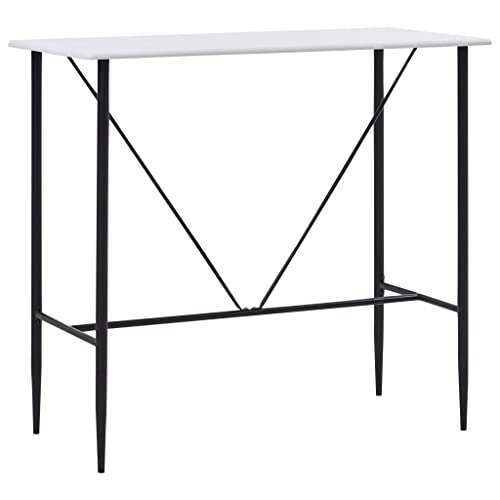 QINXIXINAIXI Bartisch Weiß Tafel Familientisch für Restaurant 120 x 60 x 110 cm MDF QINXIXINAIXI Bartisch Weiß Tafel Familientisch für Restaurant 120 x 60 x 110 cm MDF von QINXIXINAIXI