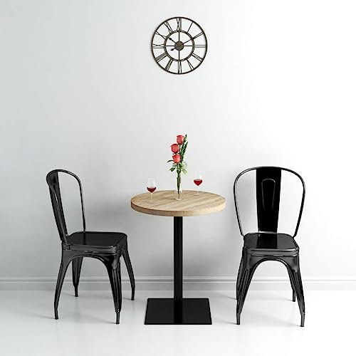 QINXIXINAIXI Bistrotisch MDF und Stahl Rund Familientisch Dinner Table für Restaurant 60 x 75 cm Eichenoptik QINXIXINAIXI Bistrotisch MDF und Stahl Rund Familientisch Dinner Table für Restaurant 60 x 75 cm Eichenoptik von QINXIXINAIXI
