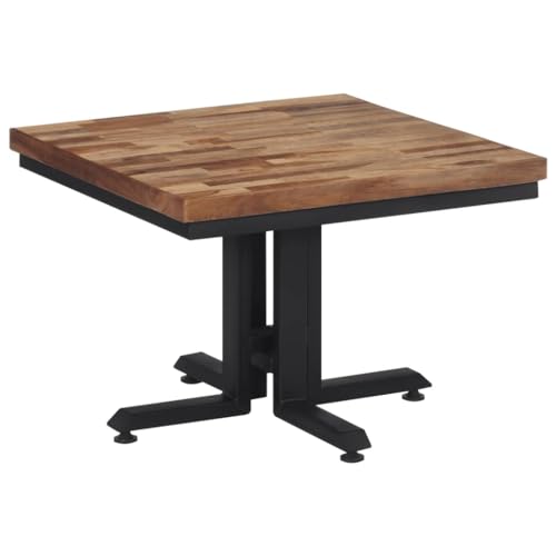 QINXIXINAIXI Couchtisch Tafel Mahlzeitentisch für Innenraum 55x55x40 cm Recyceltes Massivholz Teak QINXIXINAIXI Couchtisch Tafel Mahlzeitentisch für Innenraum 55x55x40 cm Recyceltes Massivholz Teak von QINXIXINAIXI