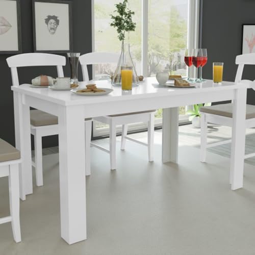 QINXIXINAIXI Esstisch Dinner Table Familientisch für Restaurant 140x80x75 cm Weiß QINXIXINAIXI Esstisch Dinner Table Familientisch für Restaurant 140x80x75 cm Weiß von QINXIXINAIXI