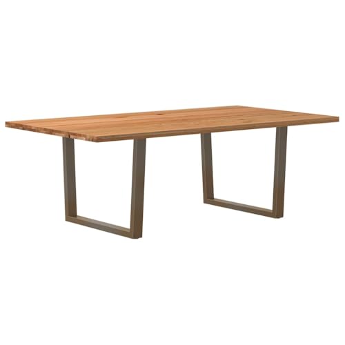 QINXIXINAIXI Esstisch Hellbraun Dinner Table Familientisch für Innenraum 220x120x74 cm Massivholz Eiche Rechteckig QINXIXINAIXI Esstisch Hellbraun Dinner Table Familientisch für Innenraum 220x120x74 cm Massivholz Eiche Rechteckig von QINXIXINAIXI