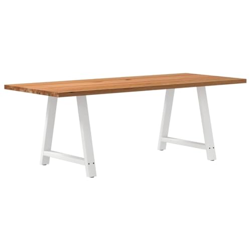 QINXIXINAIXI Esstisch Hellbraun Dinner Table Mahlzeitentisch für Innenraum 220x90x74 cm Massivholz Eiche Rechteckig QINXIXINAIXI Esstisch Hellbraun Dinner Table Mahlzeitentisch für Innenraum 220x90x74 cm Massivholz Eiche Rechteckig von QINXIXINAIXI