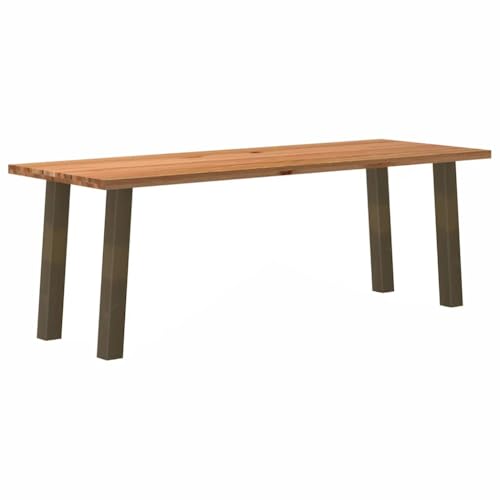 QINXIXINAIXI Esstisch Hellbraun Dinner Table Tafel für Küche 220x80x74 cm Massivholz Eiche Rechteckig QINXIXINAIXI Esstisch Hellbraun Dinner Table Tafel für Küche 220x80x74 cm Massivholz Eiche Rechteckig von QINXIXINAIXI