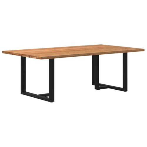 QINXIXINAIXI Esstisch Hellbraun Dinner Table Tisch für Küche für Innenraum 220x120x74 cm Massivholz Eiche Rechteckig QINXIXINAIXI Esstisch Hellbraun Dinner Table Tisch für Küche für Innenraum 220x120x74 cm Massivholz Eiche Rechteckig von QINXIXINAIXI