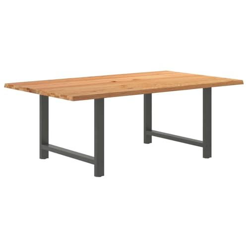 QINXIXINAIXI Esstisch Hellbraun Esszimmertisch Esszimmer für Restaurant 200x120x74 cm Massivholz Eiche Rechteckig von QINXIXINAIXI