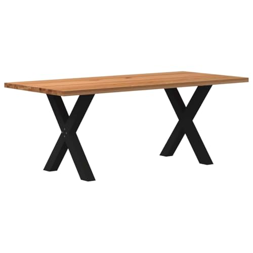 QINXIXINAIXI Esstisch Hellbraun Massiver Esstisch Küchentisch für Küche 200x90x74 cm Massivholz Eiche Rechteckig QINXIXINAIXI Esstisch Hellbraun Massiver Esstisch Küchentisch für Küche 200x90x74 cm Massivholz Eiche Rechteckig von QINXIXINAIXI