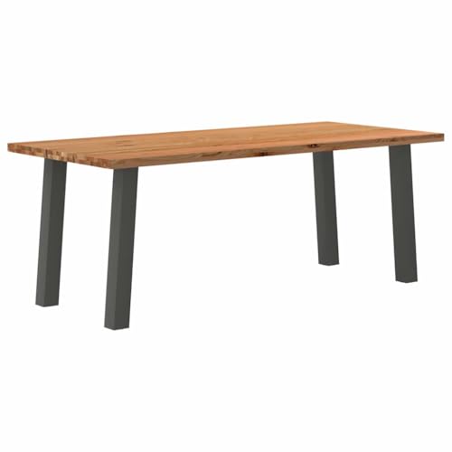 QINXIXINAIXI Esstisch Hellbraun Speisetisch Tafel für Restaurant 200x90x74 cm Massivholz Eiche Rechteckig QINXIXINAIXI Esstisch Hellbraun Speisetisch Tafel für Restaurant 200x90x74 cm Massivholz Eiche Rechteckig von QINXIXINAIXI